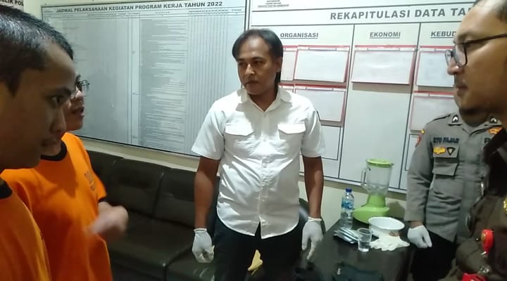 Polsek Kromengan dan Kejaksaan Negeri Malang Musnahkan Sabu Hasil Operasi Pekat