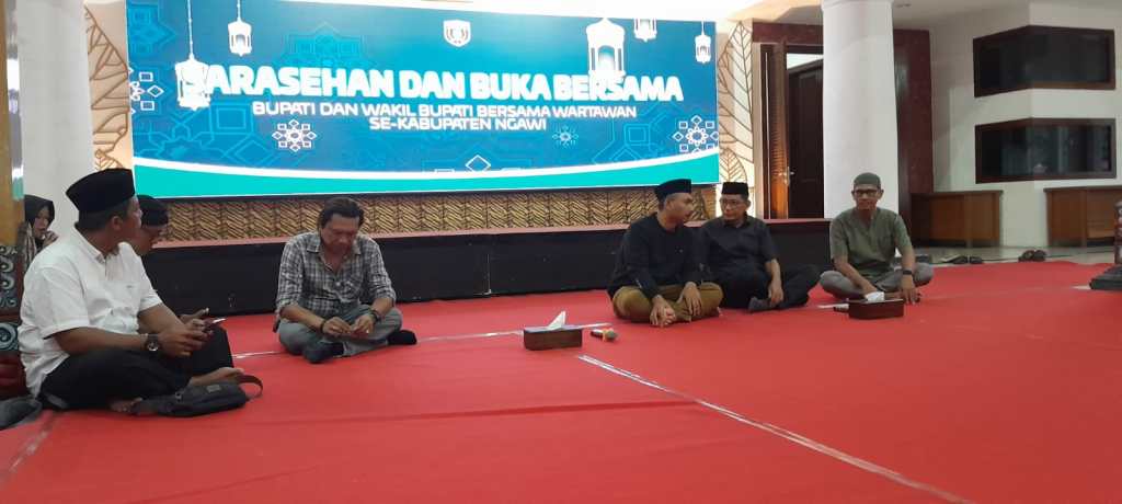 Sarasehan dan Buka Puasa Bersama Bupati Ngawi Dengan Wartawan Se-kabupaten Ngawi