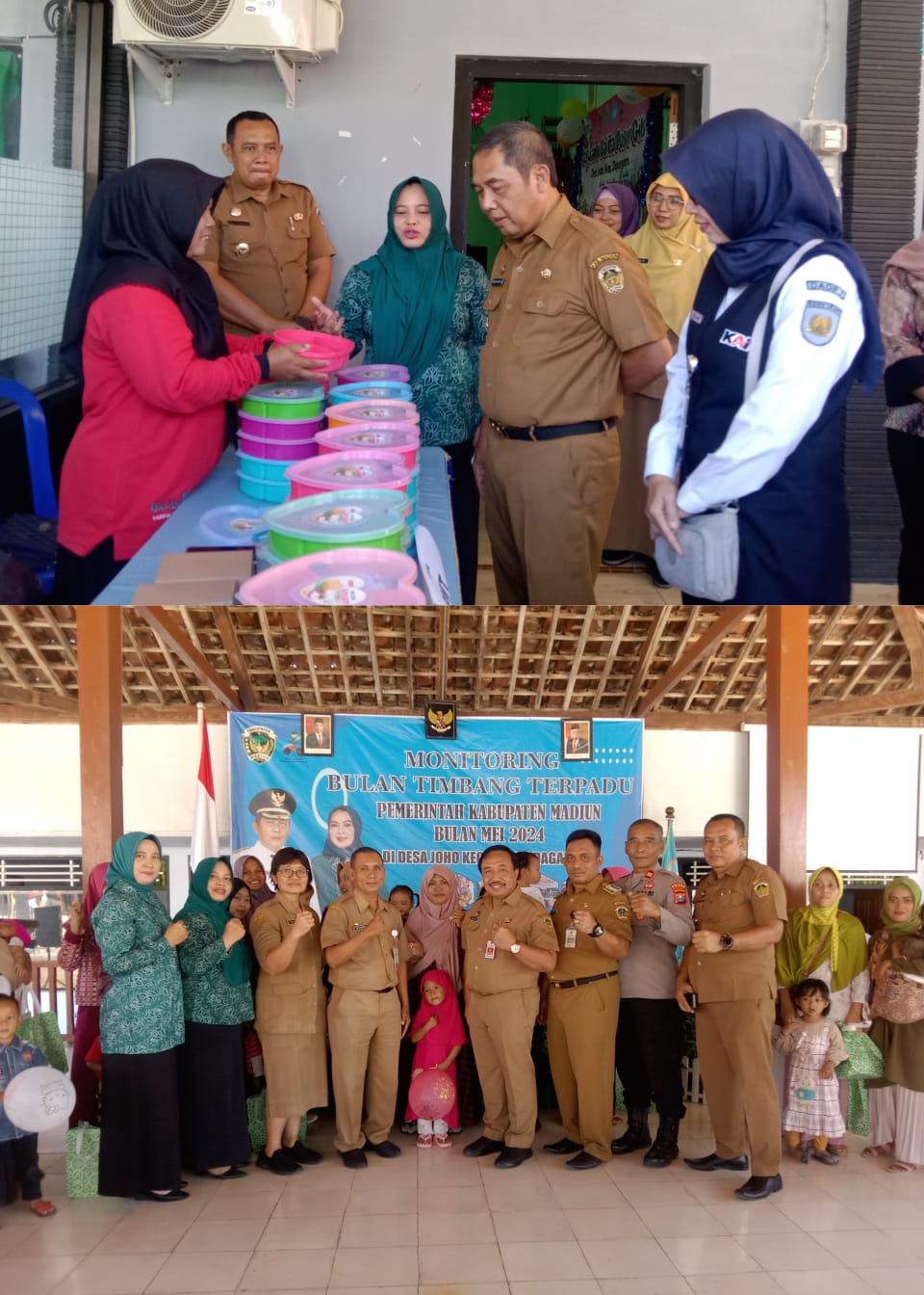 Monitoring PJ Bupati Madiun Di Desa Joho Dalam Rangka Hari Timbang Terpadu&nbsp;2024