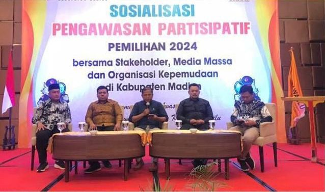 Sosialisasi Pengawasan Partisipatif Pemilihan 2024 Bersama Stakeholder, Media Massa Dan Organisasi Kepemudaan Kabupaten&nbsp;Madiun
