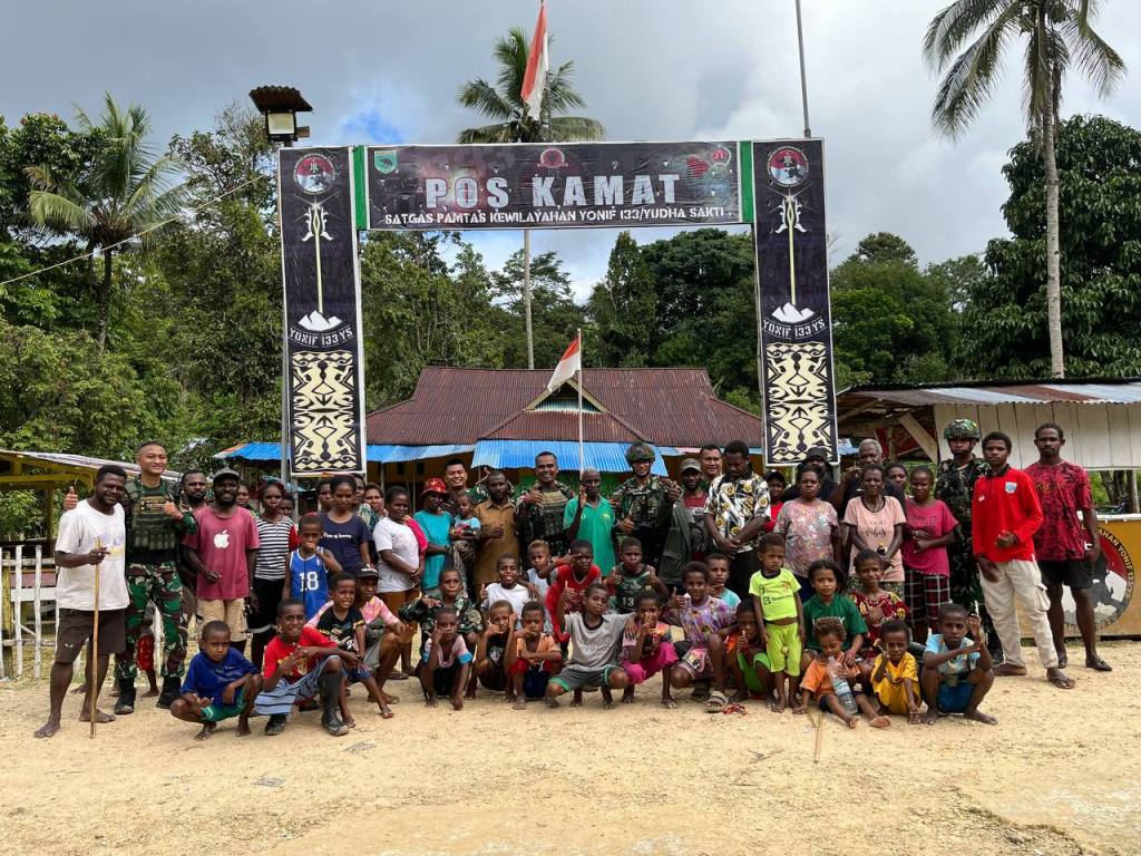 Yonif 501 Bajra Yudha di Maybrat Bawa Misi Mulia Untuk Keamanan Papua&nbsp;Barat